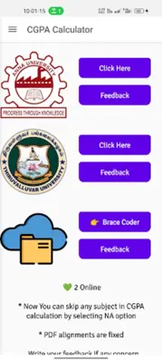 CGPA Calculator+Cloud Storage android App screenshot 8